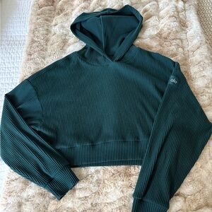 ALO Yoga Women's Muse Ribbed Hoodie & matching joggers